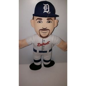 Vintage 14" Plush Detroit Tigers Verlander Doll MLB